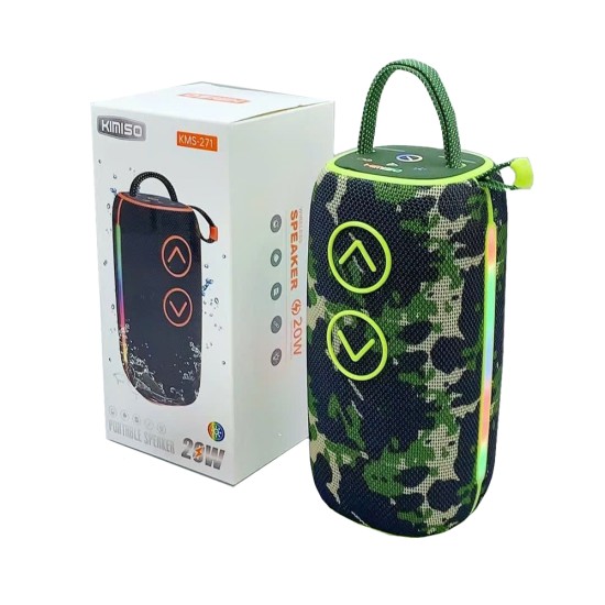 Kimiso Portable Wireless Speaker KMS-271 Camouflage 